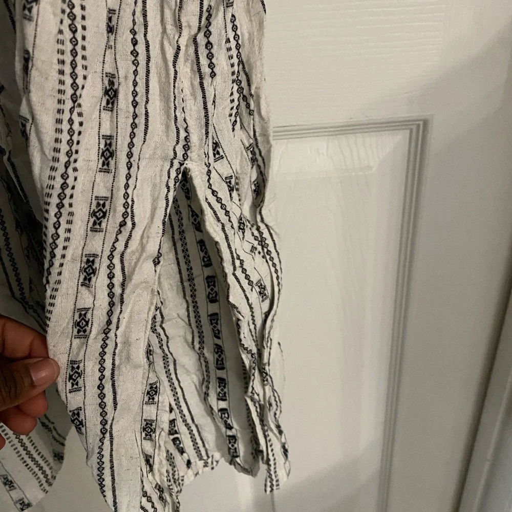 NWOT Time and Tru Black and White Patterned Midi Dress Size 1X - Picture 9 of 16
